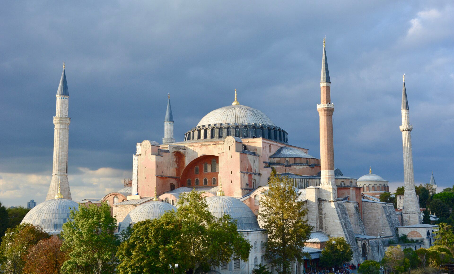 Real reference image of Hagia Sophia