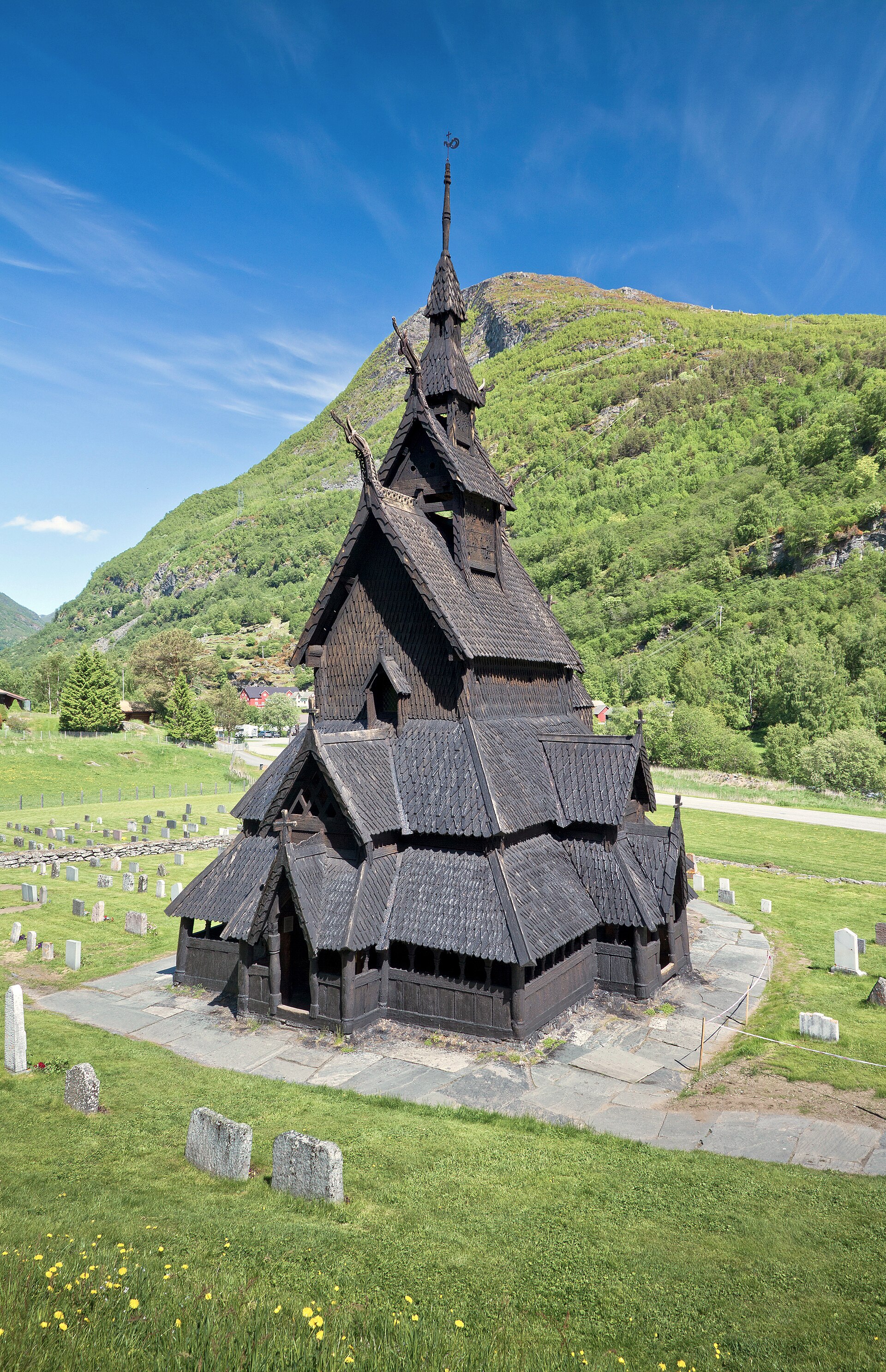 Real reference image of Borgund Stave Church